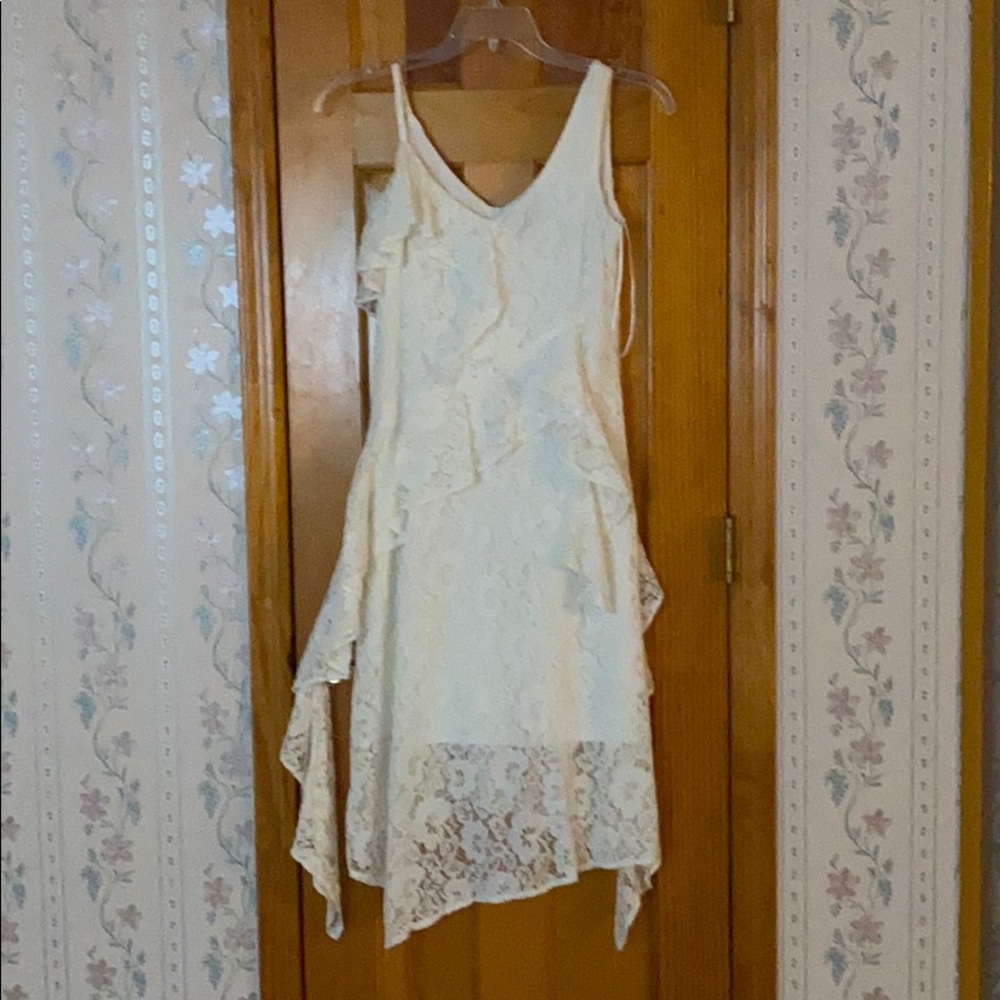 Taylor white Lacey dress